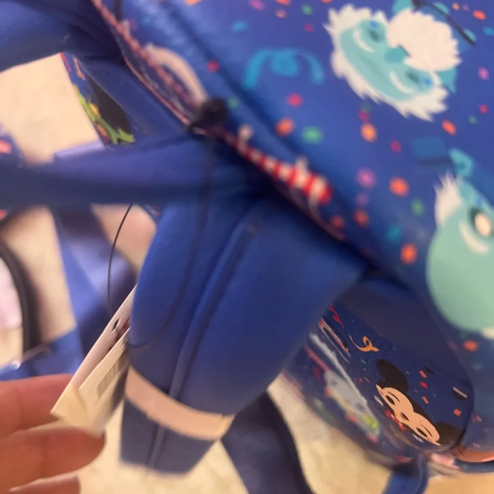 Bundle Loungefly Blue Disney Backpack with Ear Headband RARE